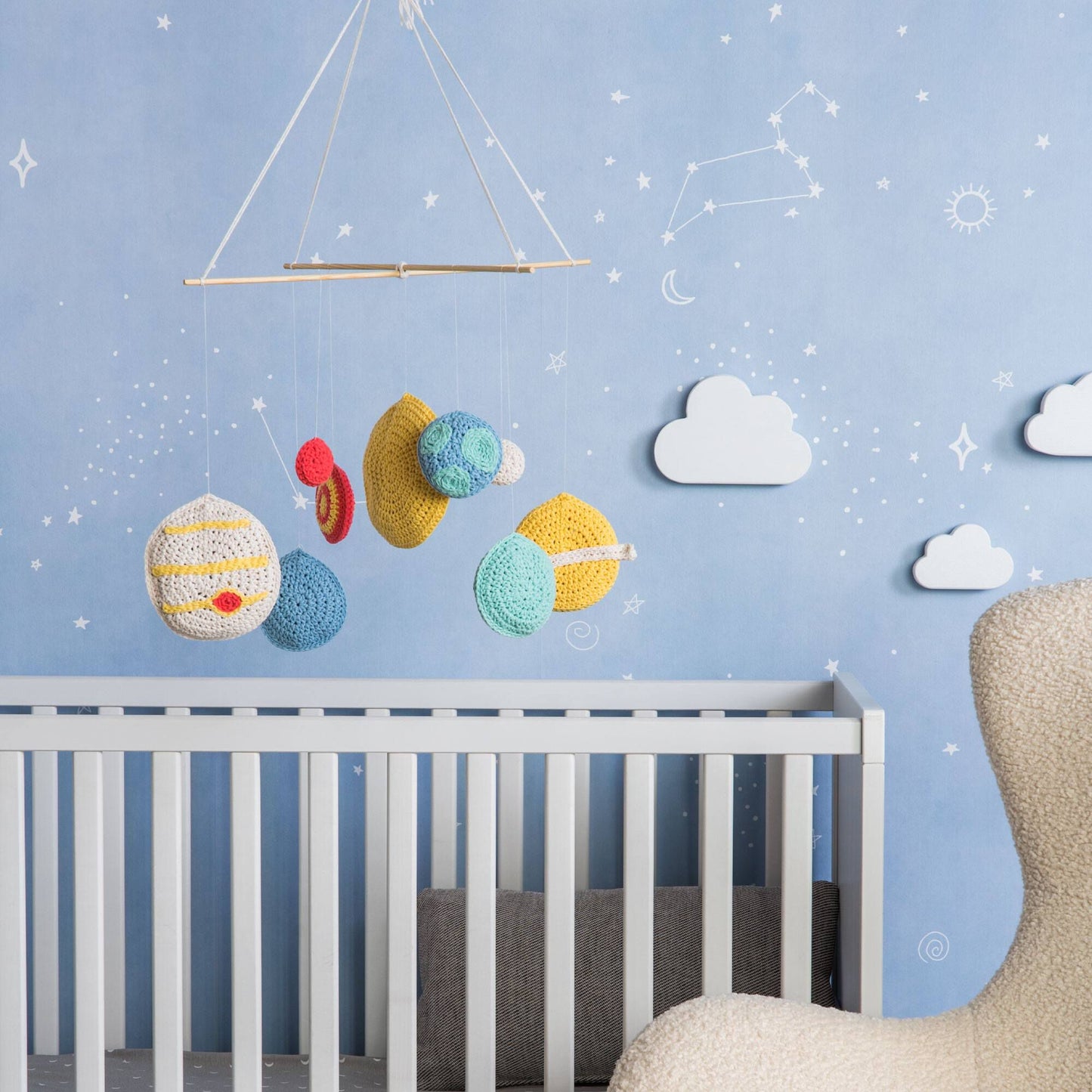 CROCHET PATTERN DOWNLOAD - Bernat Solar System Crochet Mobile