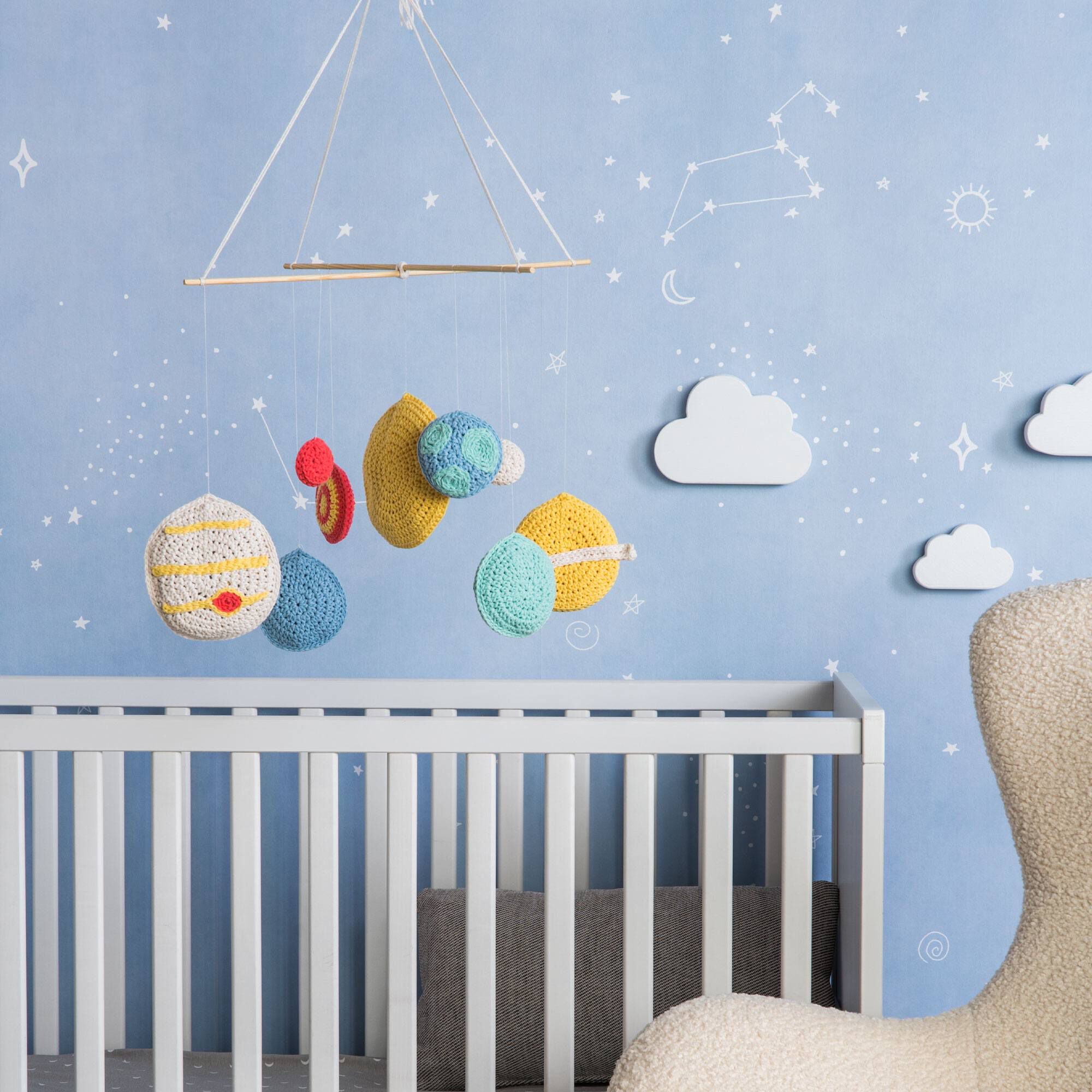 CROCHET PATTERN DOWNLOAD - Bernat Solar System Crochet Mobile