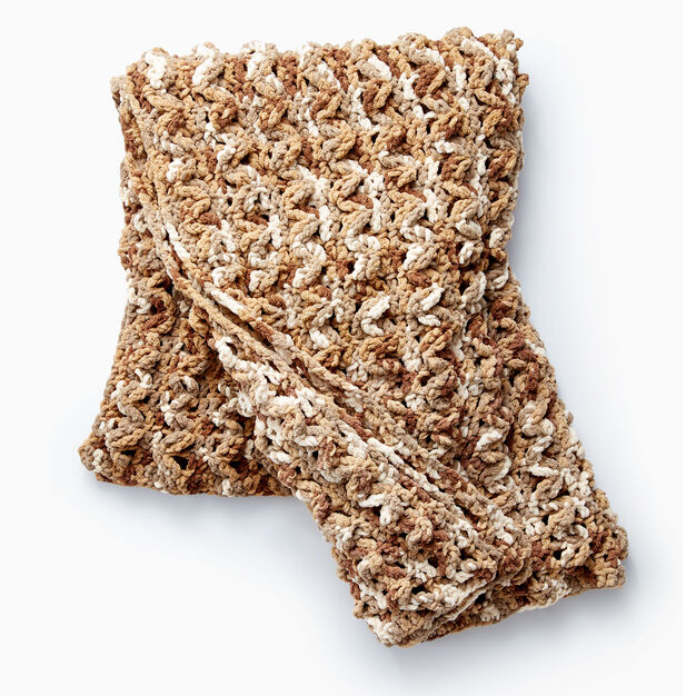 CROCHET PATTERN DOWNLOAD - Bernat Wavy Ridge Crochet Blanket