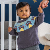 KNITTING PATTERN DOWNLOAD - Bernat UFO Yoke Knit Sweater