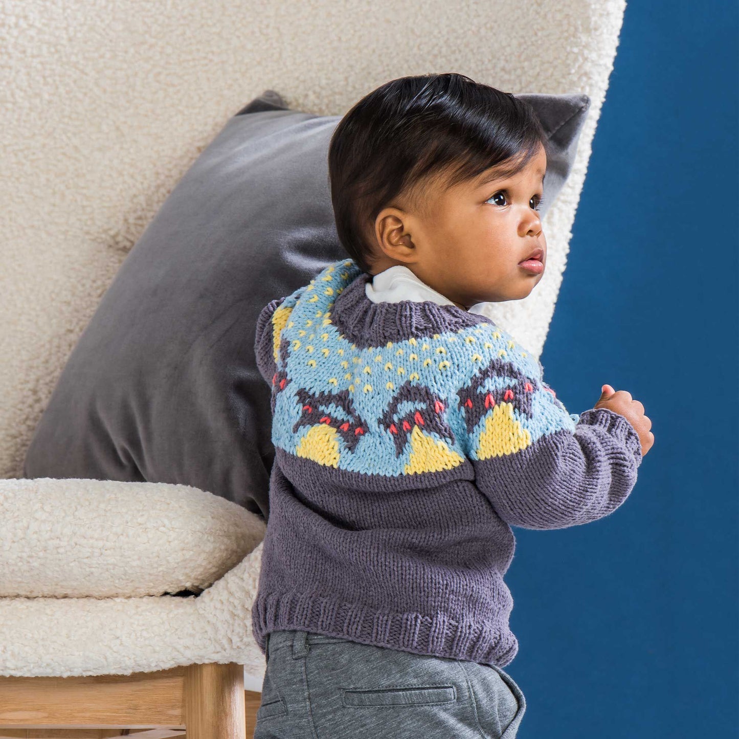 KNITTING KIT - Bernat Bundle Up UFO Yoke Knit Sweater