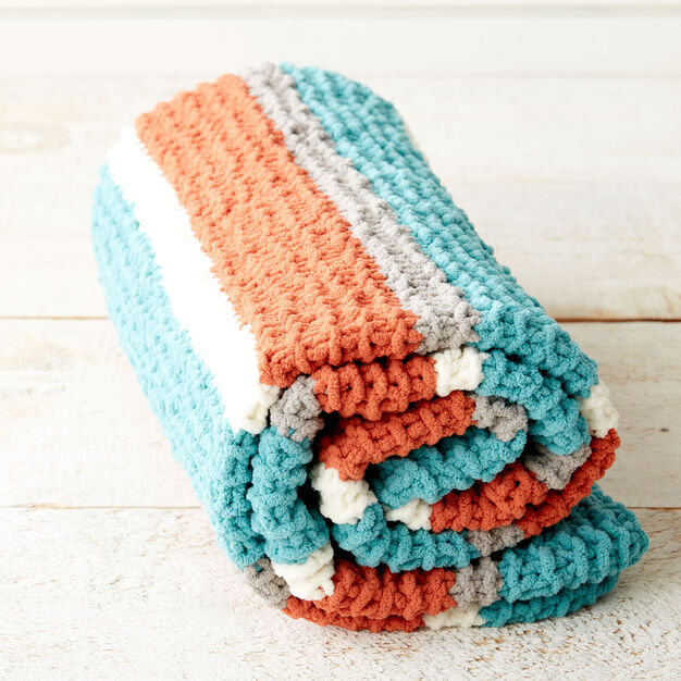 KNITTING PATTERN DOWNLOAD - Bernat Get Fresh Knit Throw