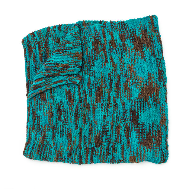 KNITTING PATTERN DOWNLOAD - Bernat Big Basketweave Knit Blanket