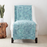 KNITTING PATTERN DOWNLOAD - Bernat Daydream Knit Twist Blanket