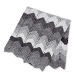 KNITTING PATTERN DOWNLOAD - Bernat Knit Beginner Chevron Blanket