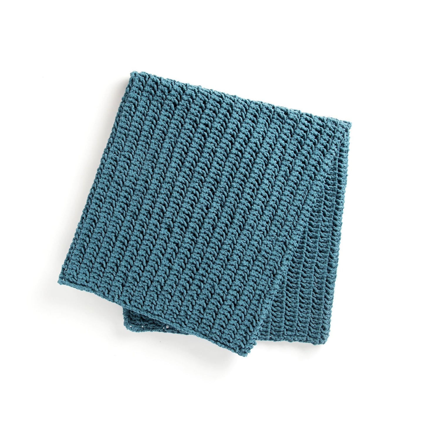 KNITTING PATTERN DOWNLOAD - Bernat Knit Easy Eyelet Stitch Afghan