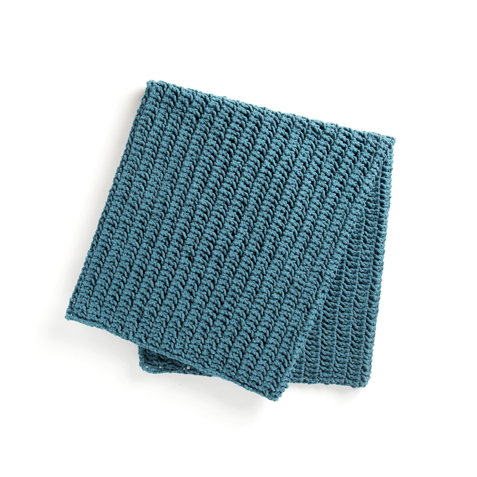 KNITTING PATTERN DOWNLOAD - Bernat Knit Easy Eyelet Stitch Afghan