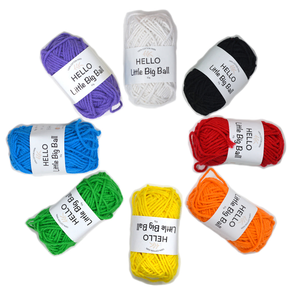 Hello 'Little Big Ball' BRIGHTS Colour Pack - 8 x 10g Balls