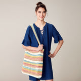CROCHET KIT - Caron Cotton Cakes Crochet Textured Tote