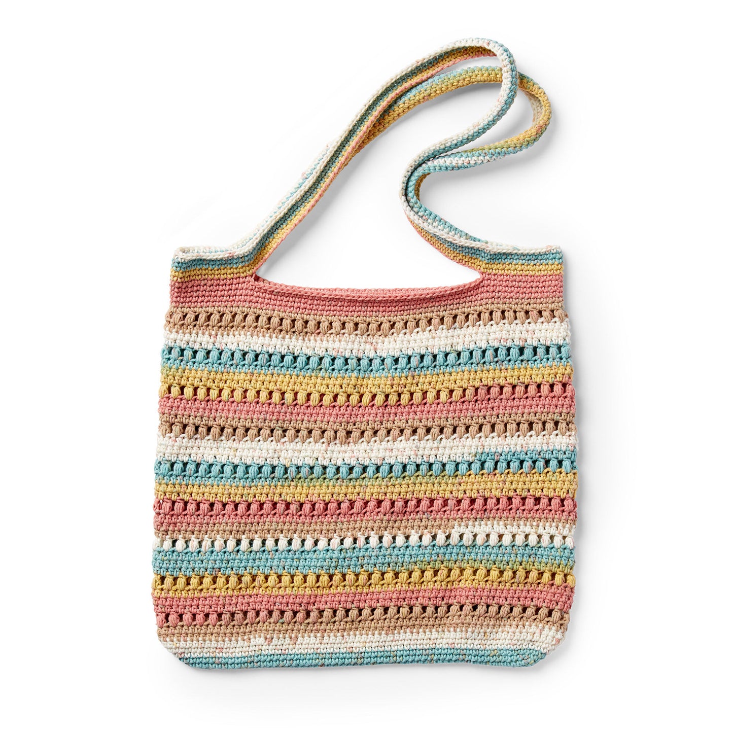 CROCHET KIT - Caron Cotton Cakes Crochet Textured Tote