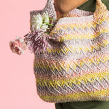 CROCHET KIT - Caron Crochet Shifting Chevrons Tote