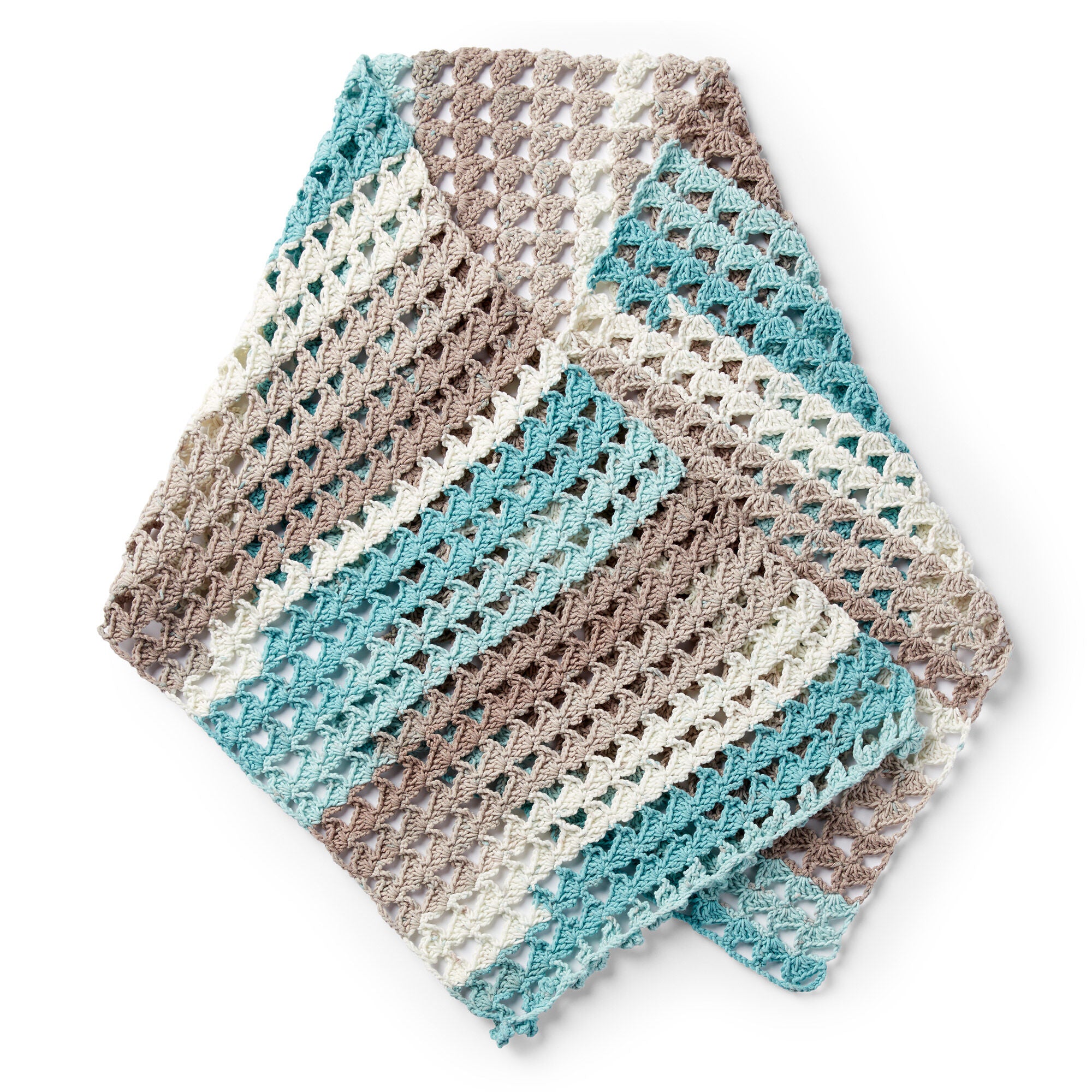 CROCHET KIT - Caron Cotton Cakes Crochet Shell Shawl