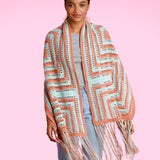 CROCHET KIT - Caron Ripple Cakes A-Maze-Ing Crochet Shawl