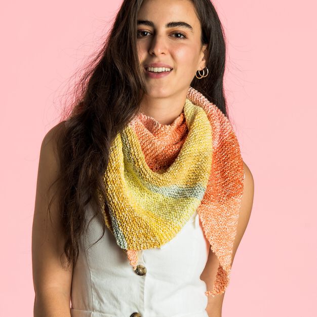 KNITTING KIT - Caron Ripple Cakes Have It Both Ways Knit Shawl