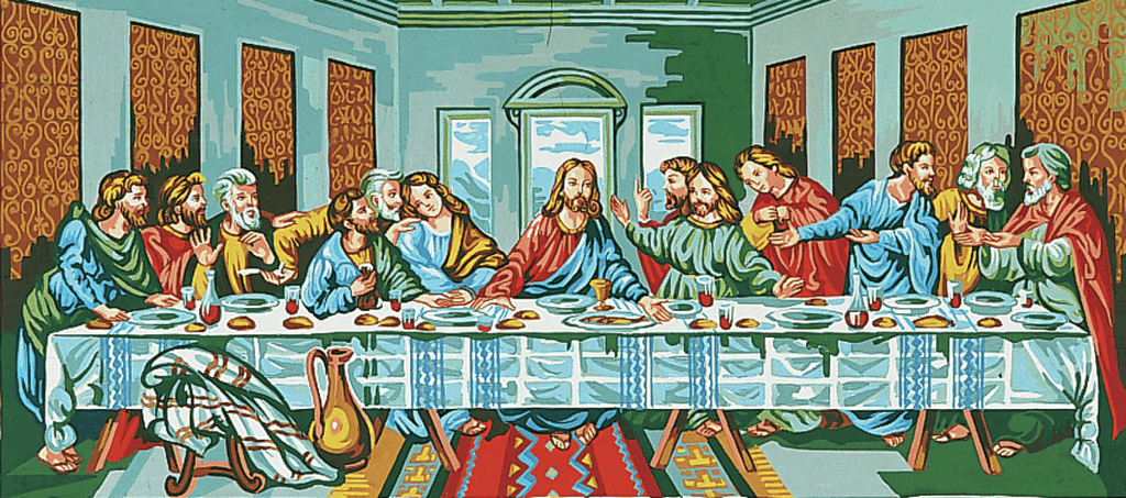 Printed Tapestry Canvas: The Last Supper, Da Vinci