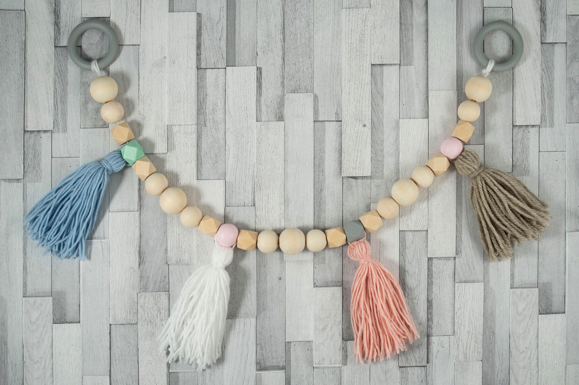 Wooden Craft Accessories Pack: 32 pieces: Assorted Colours