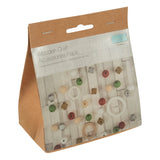 Macramé Wooden Accessories Starter Pack: Christmas: 33 Pieces