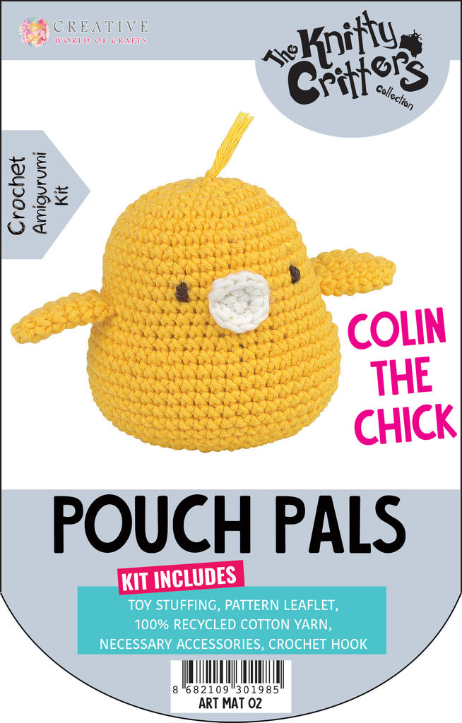 Knitty Critters - Pouch Pals - Colin The Chick