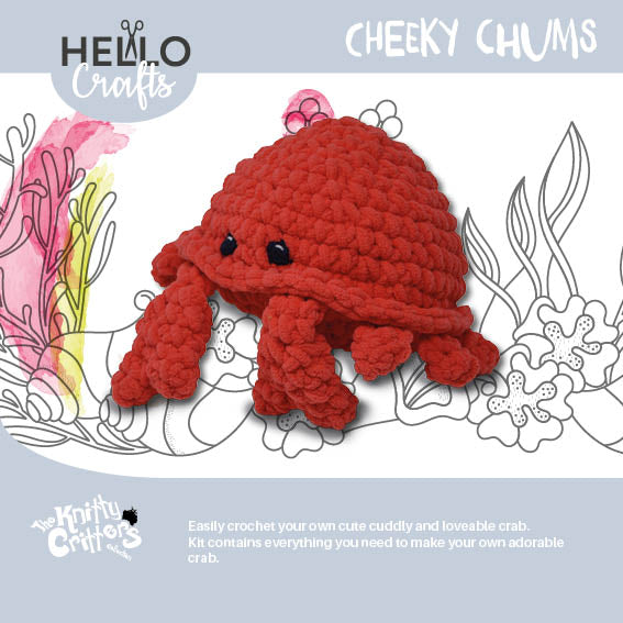 Knitty Critters - Cheeky Chums - Crab