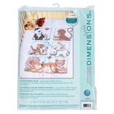 Stamped Cross Stitch Kit: Quilt: Animal Babes