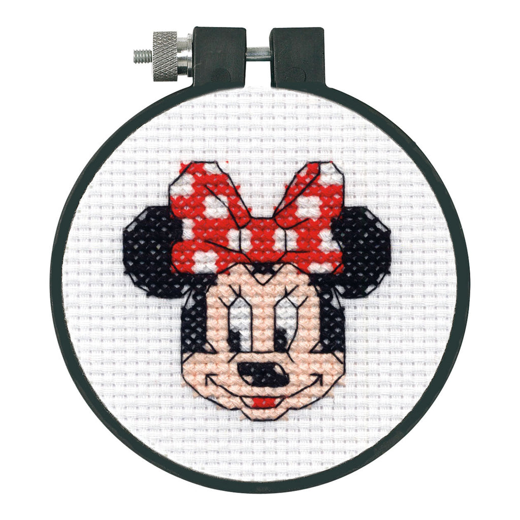 Learn-a-Craft: Counted Cross Stitch Kit: Minnie Mouse