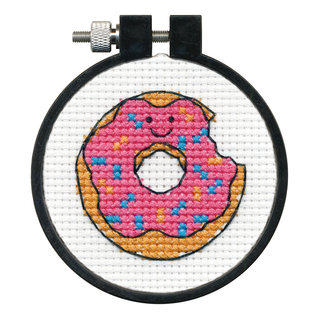 Learn-a-Craft: Stamped Cross Stitch Kit: Donut
