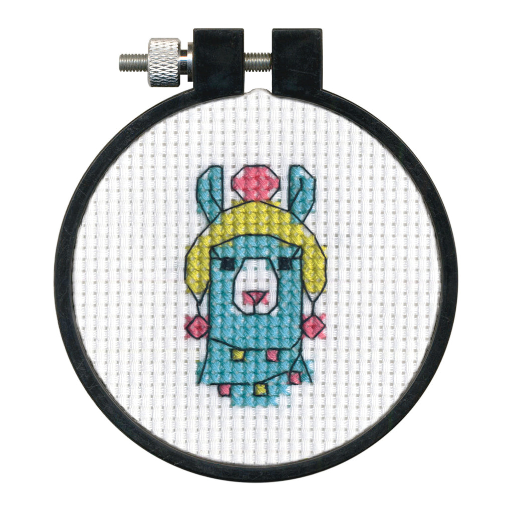 Learn-a-Craft: Stamped Cross Stitch Kit: Llama
