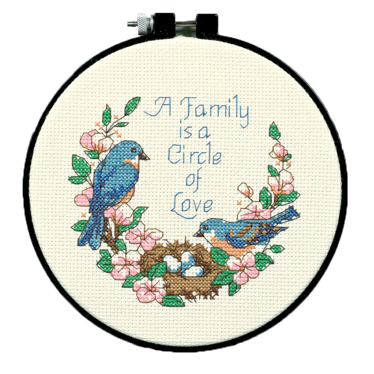 Learn-a-Craft: Counted Cross Stitch Kit: Family Love