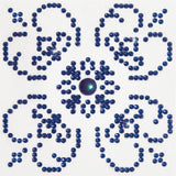 Diamond Painting Kit: Blue on White