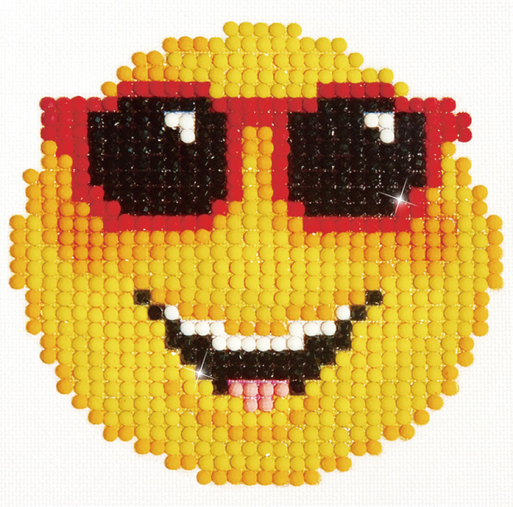 Diamond Painting Kit: Smiling Face