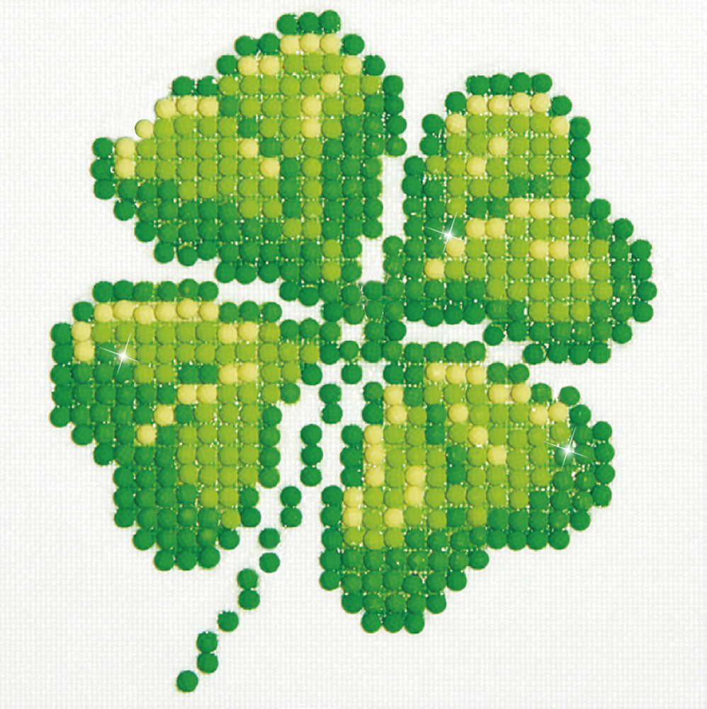 Diamond Painting Kit: Four Leaf Clover
