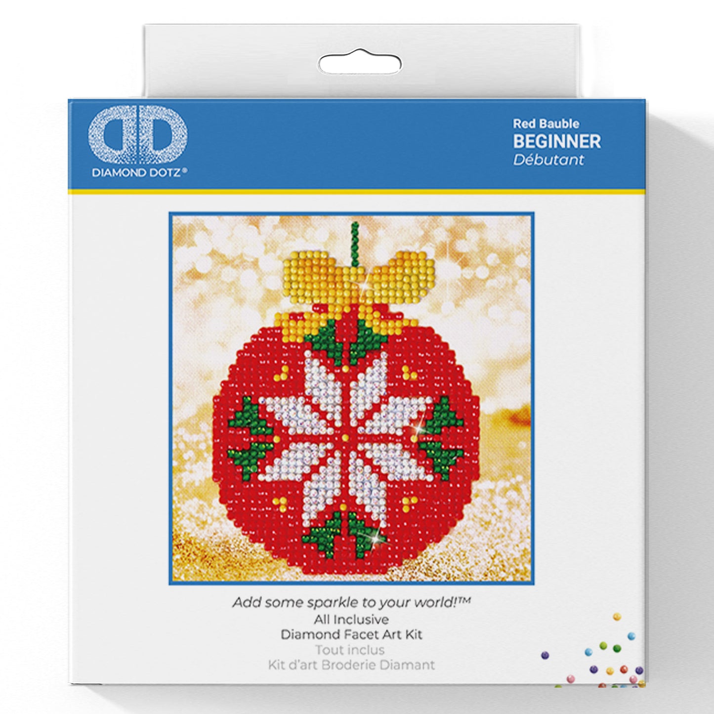 Diamond Painting Kit: Red Bauble