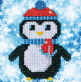 Diamond Painting Kit: Christmas Penguin