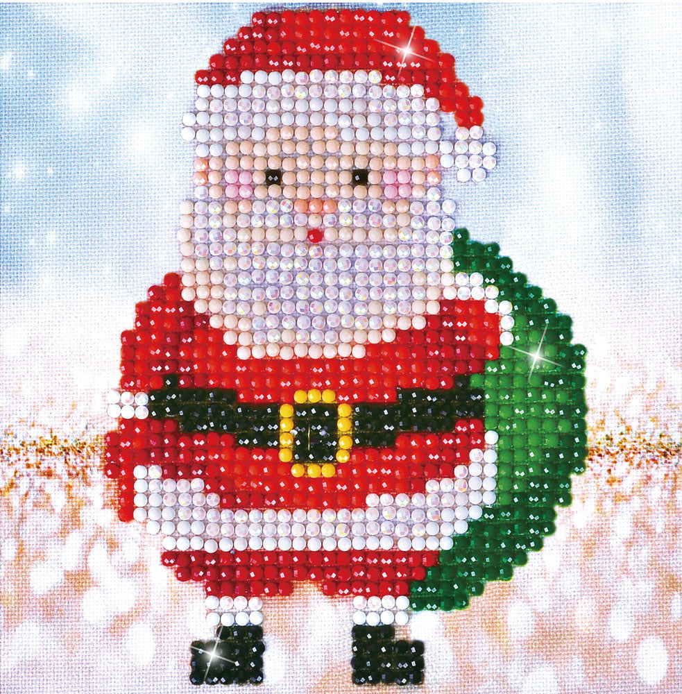 Diamond Painting Kit: Santa Claus Sack