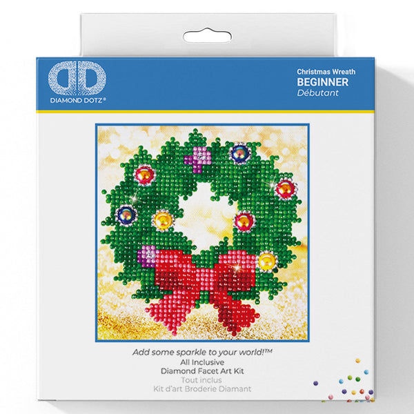 Diamond Painting Kit: Christmas Wreath
