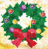 Diamond Painting Kit: Christmas Wreath