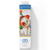 Diamond Painting Kit: Christmas Pup and Mouse