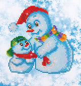 Diamond Painting Kit: Snow Family