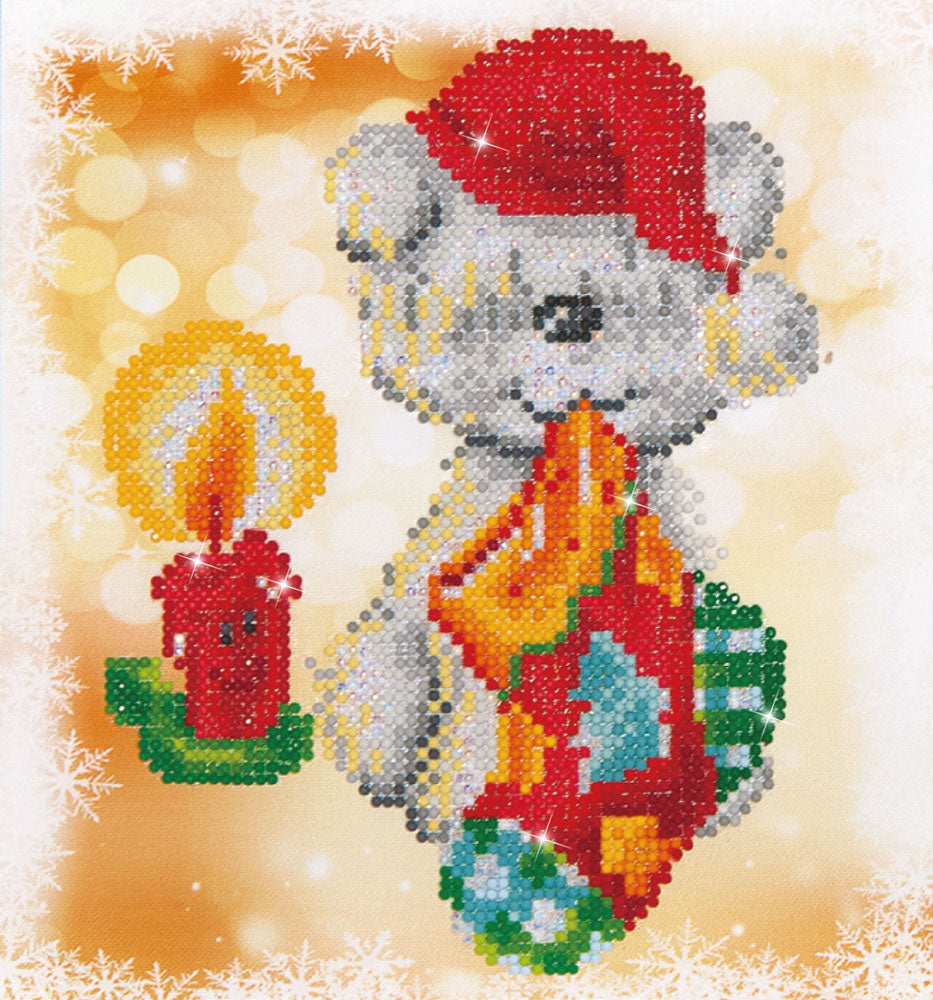 Diamond Painting Kit: Puppy Stocking