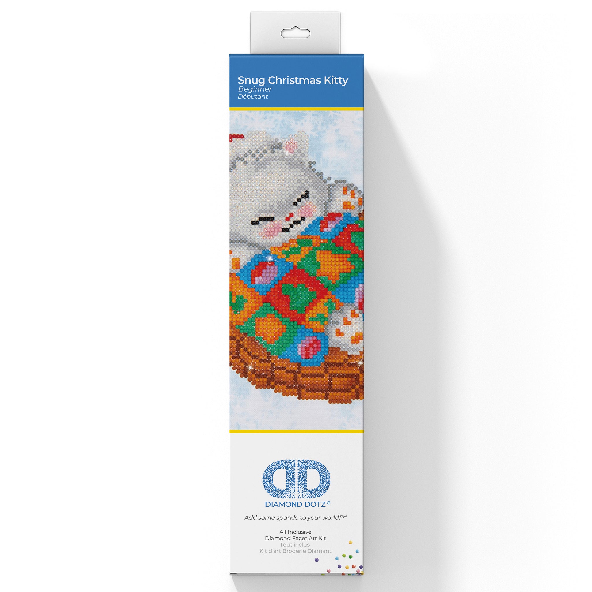 Diamond Painting Kit: Snug Christmas Kitty