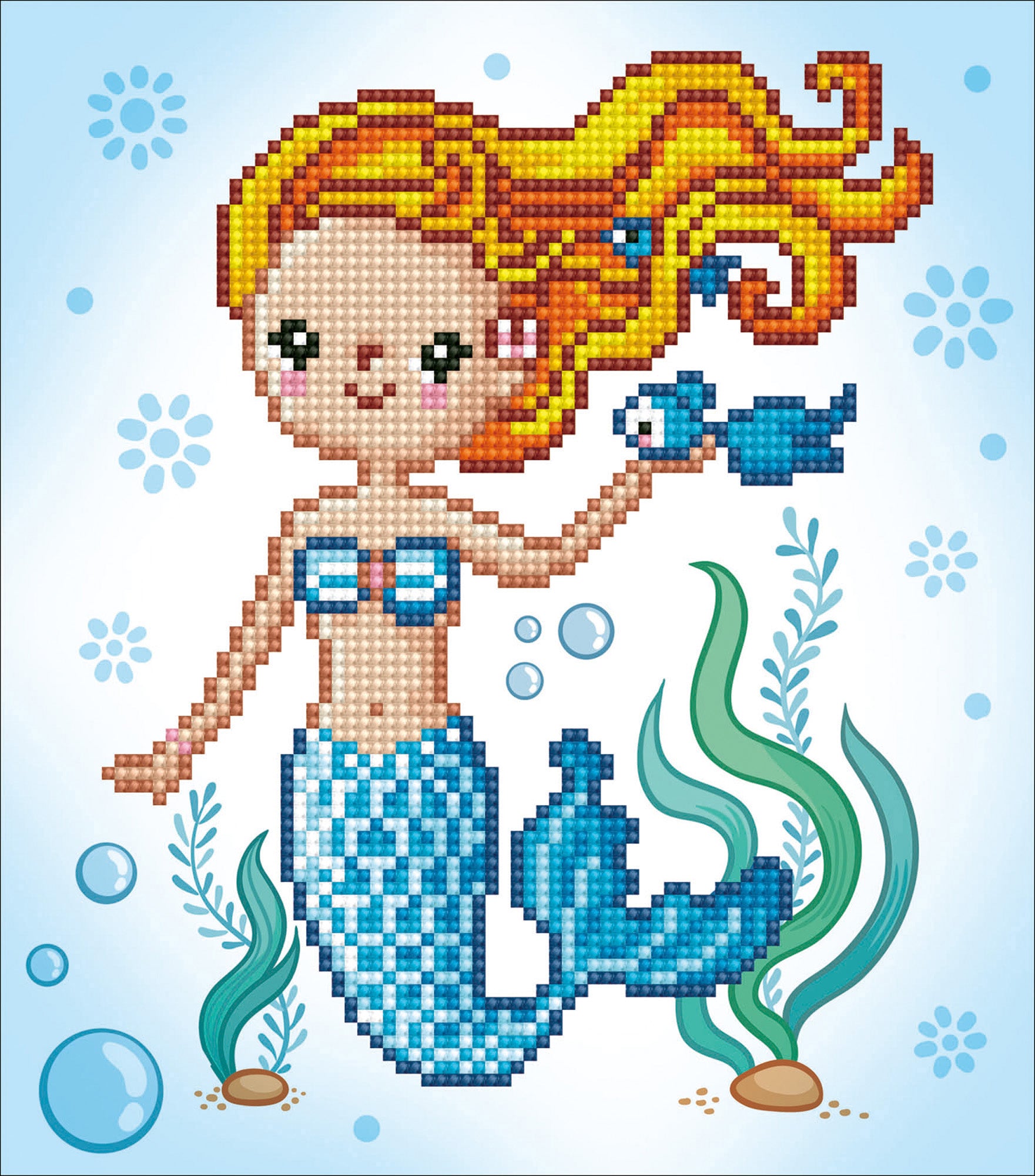 Diamond Painting Kit: Sweet Swimmer