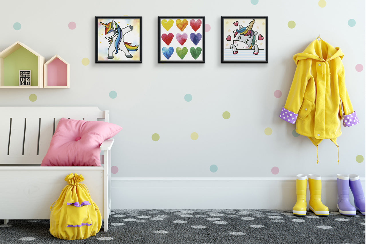 Diamond Painting Kit: Love Rainbow