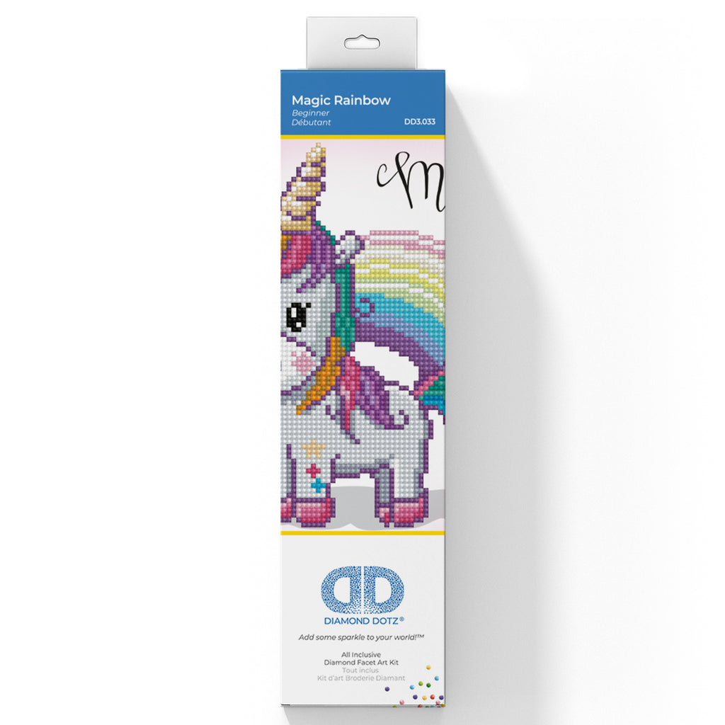 Diamond Dotz 12 x 16 Rainbow Unicorn Facet Art Kit