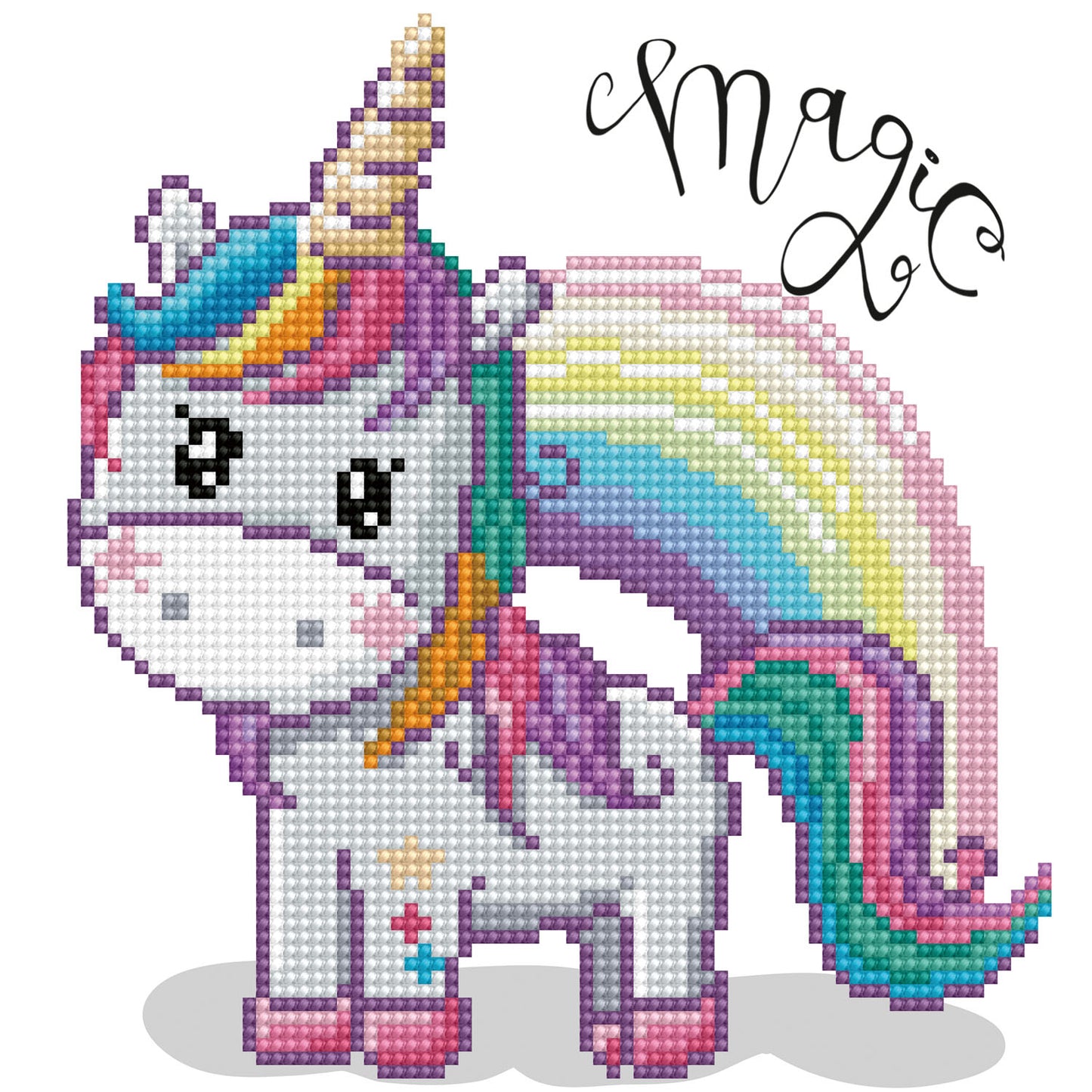 Diamond Painting Kit: Magic Rainbow