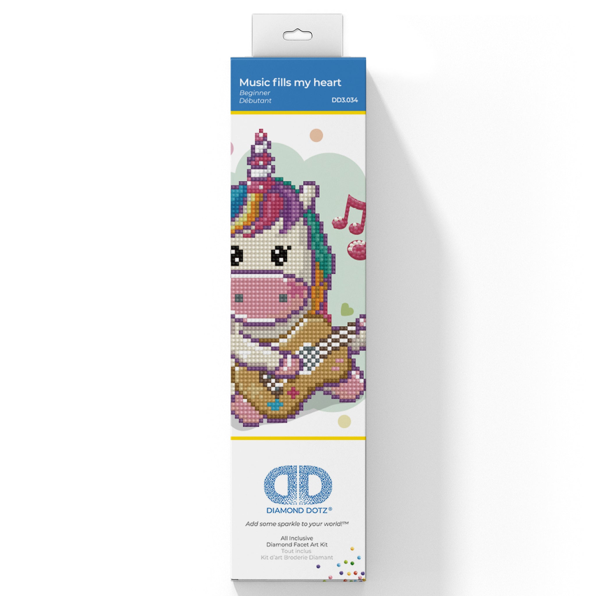 Diamond Painting Kit: Music Fills My Heart