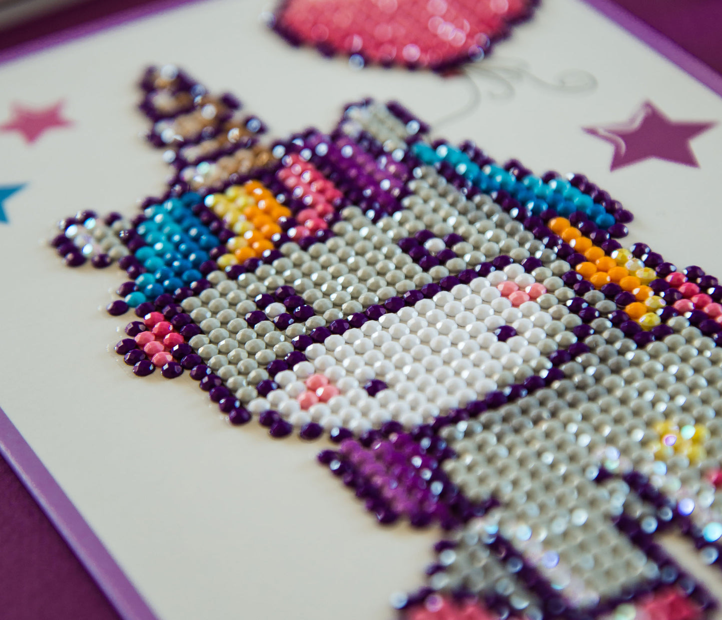 Diamond Painting Kit: Greeting Card Kit: Baby Uni
