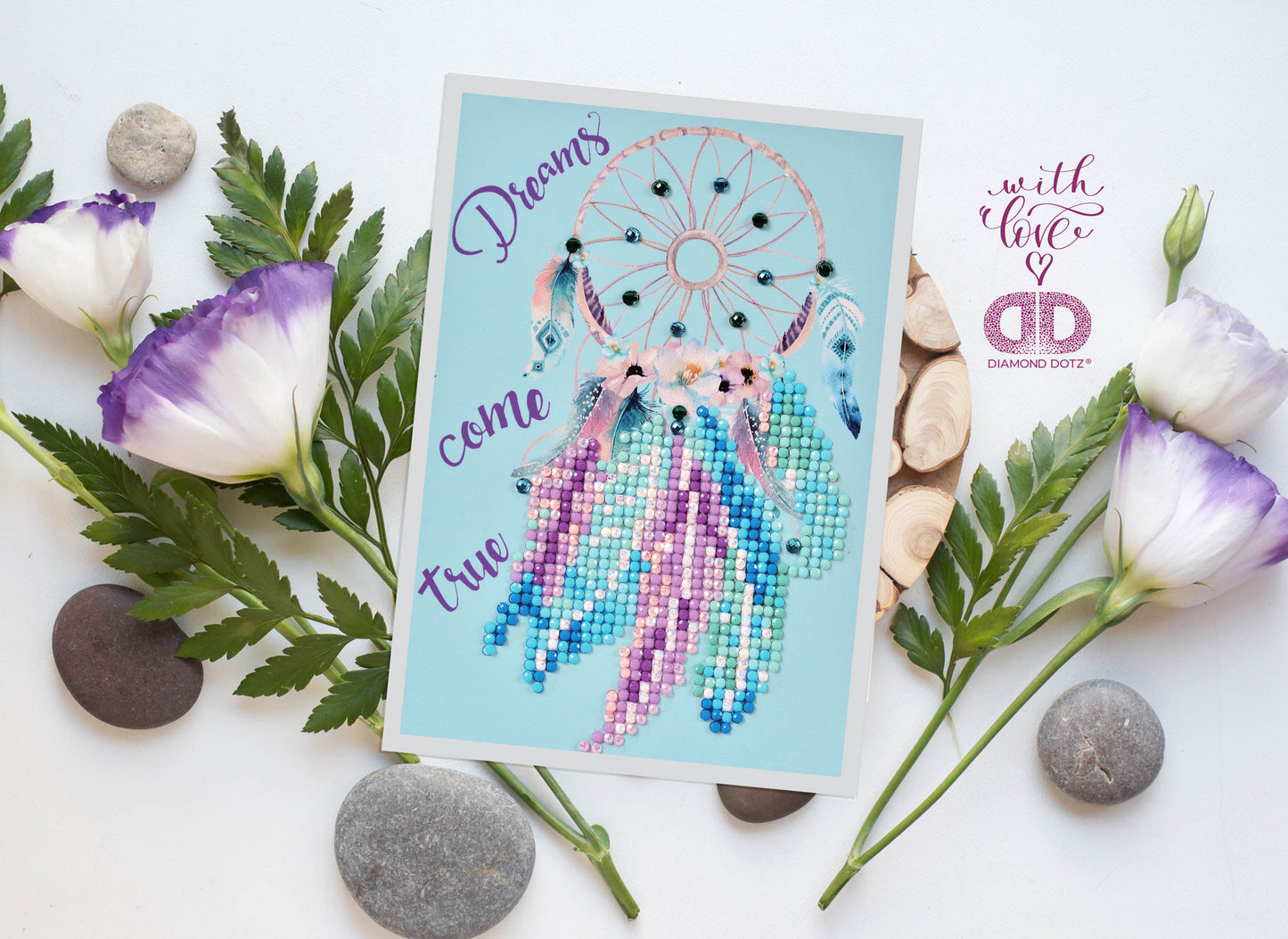 Diamond Painting Kit: Greeting Card Kit: Dreams Come True
