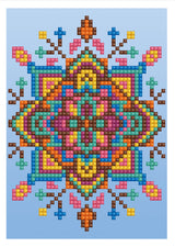 Diamond Painting Kit: Greeting Card Kit: Blue Star