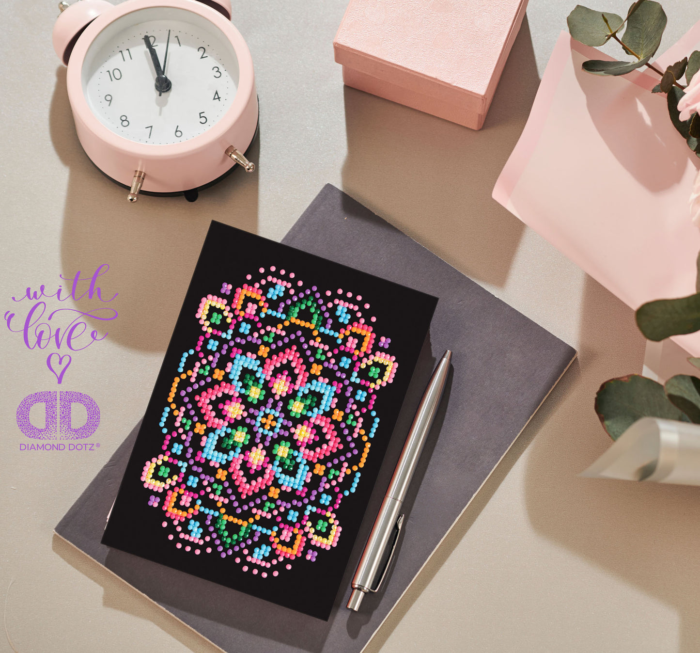 Diamond Painting Kit: Greeting Card Kit: Black Star