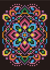 Diamond Painting Kit: Greeting Card Kit: Black Star